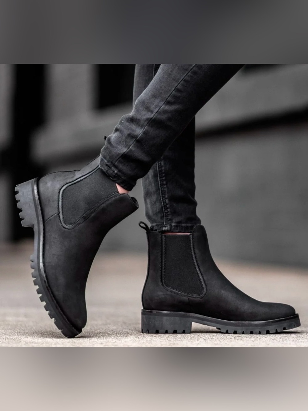 NWOB Thursday Boot Co. Women’s Black Leather Boot - Classic Slip-On Style Size 8